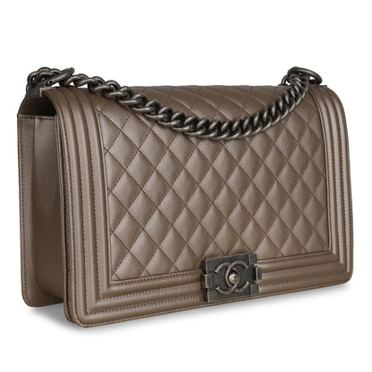 Chanel Boy Bag Caviar Shoulder Bag