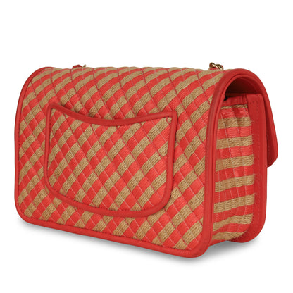 Chanel Small Classic Flap Bag - Raffia