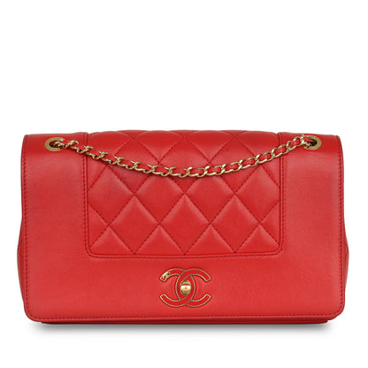 Chanel Lambskin Black Shoulder Bag Style 25