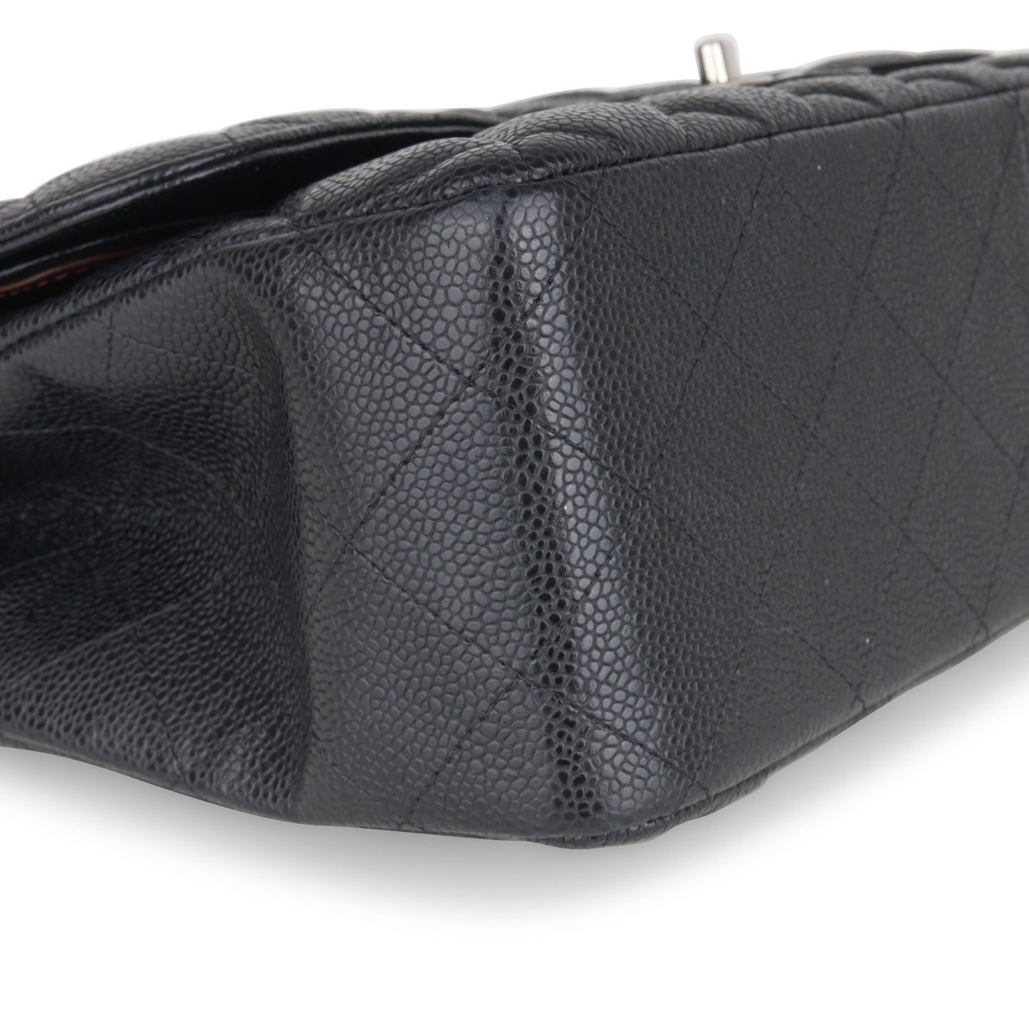 Chanel Classic Flap Caviar Black Shoulder Bag Style 21