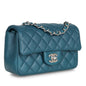 Chanel Classic Flap Lambskin Silver Shoulder Bag Style 26
