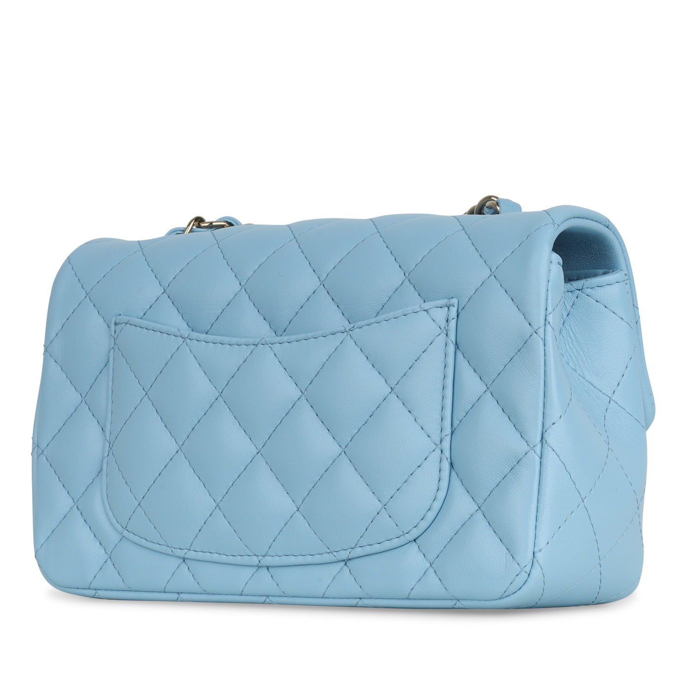 Chanel Classic Flap Lambskin Gold Shoulder Bag Style 81