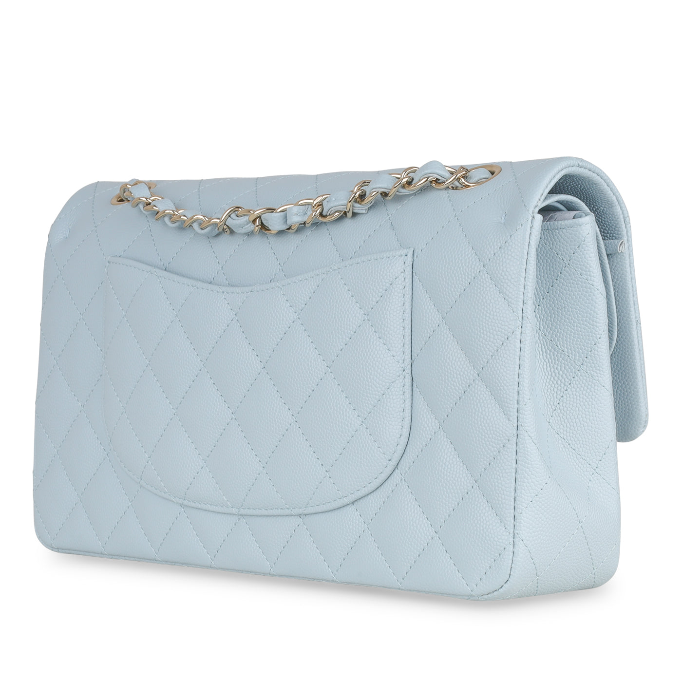 Chanel Classic Flap Caviar Gold Shoulder Bag Style 25