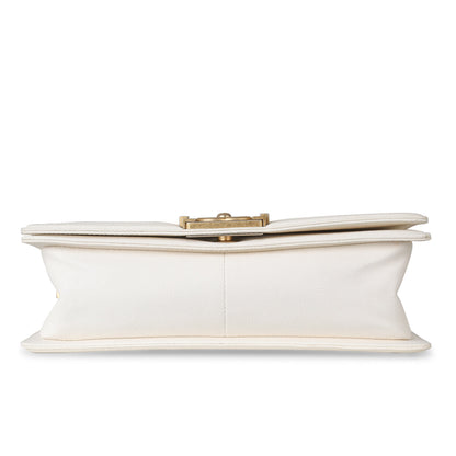 Chanel Boy Bag Caviar Gold Shoulder Bag Style 2