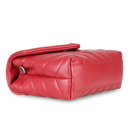 Saint Laurent Puffer Red Shoulder Bag Style 5