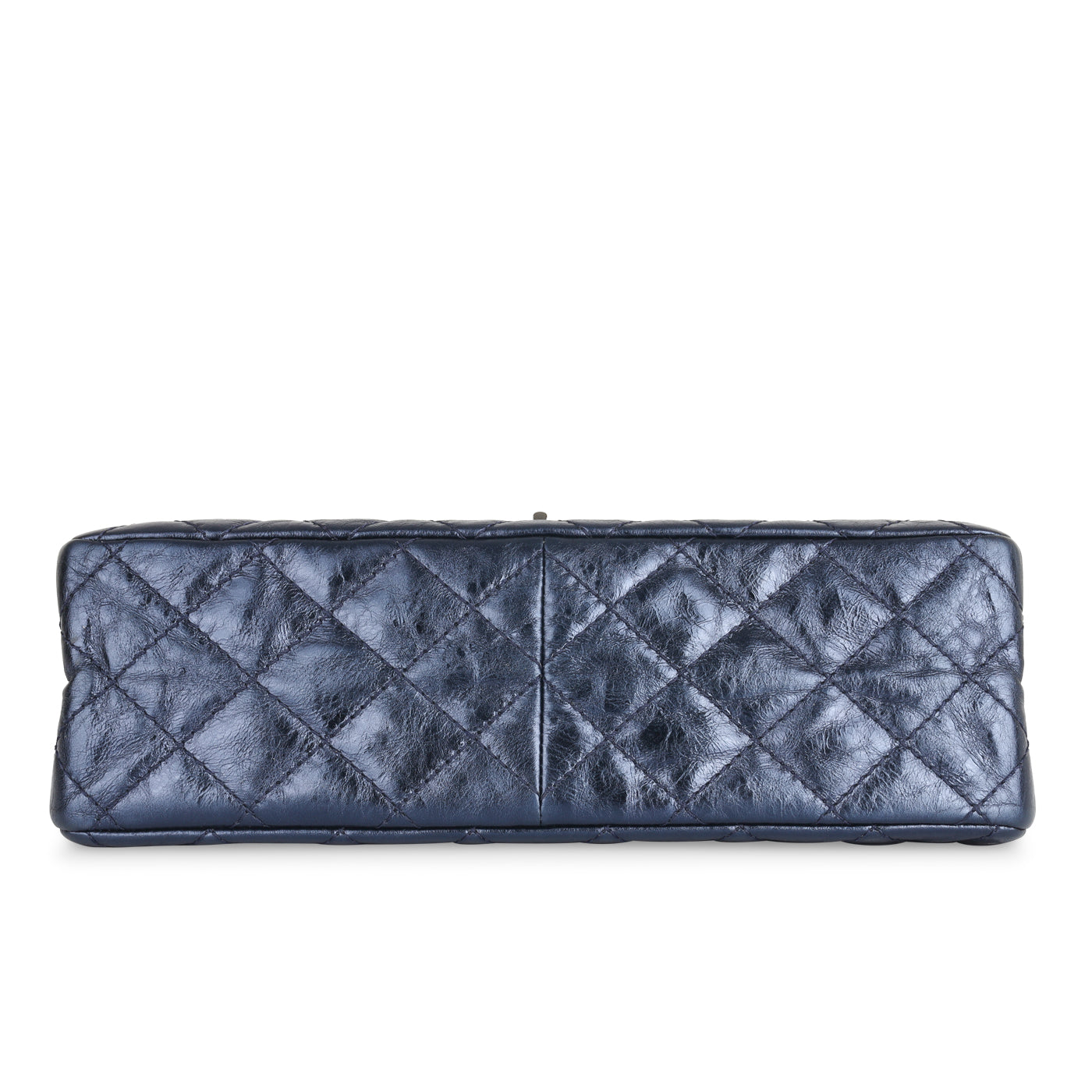 Chanel Classic Flap Calfskin Blue Shoulder Bag