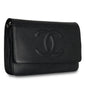 Chanel Cc Wallet On Chain - Black