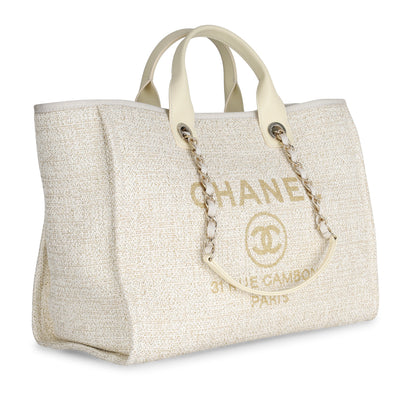Chanel Cambon Leather Gold Tote Bag Leather