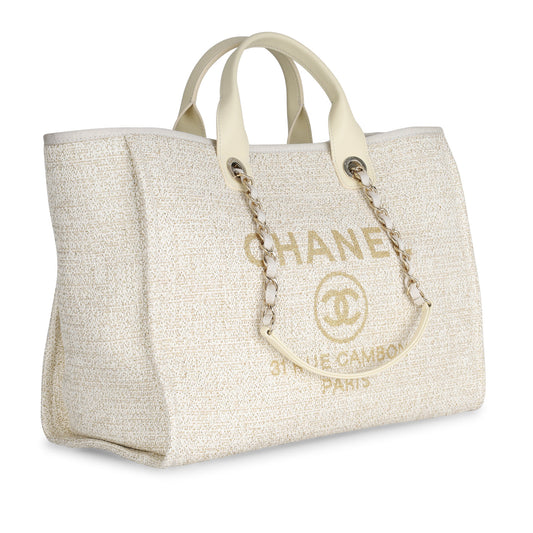 Chanel Cambon Leather Gold Tote Bag Leather