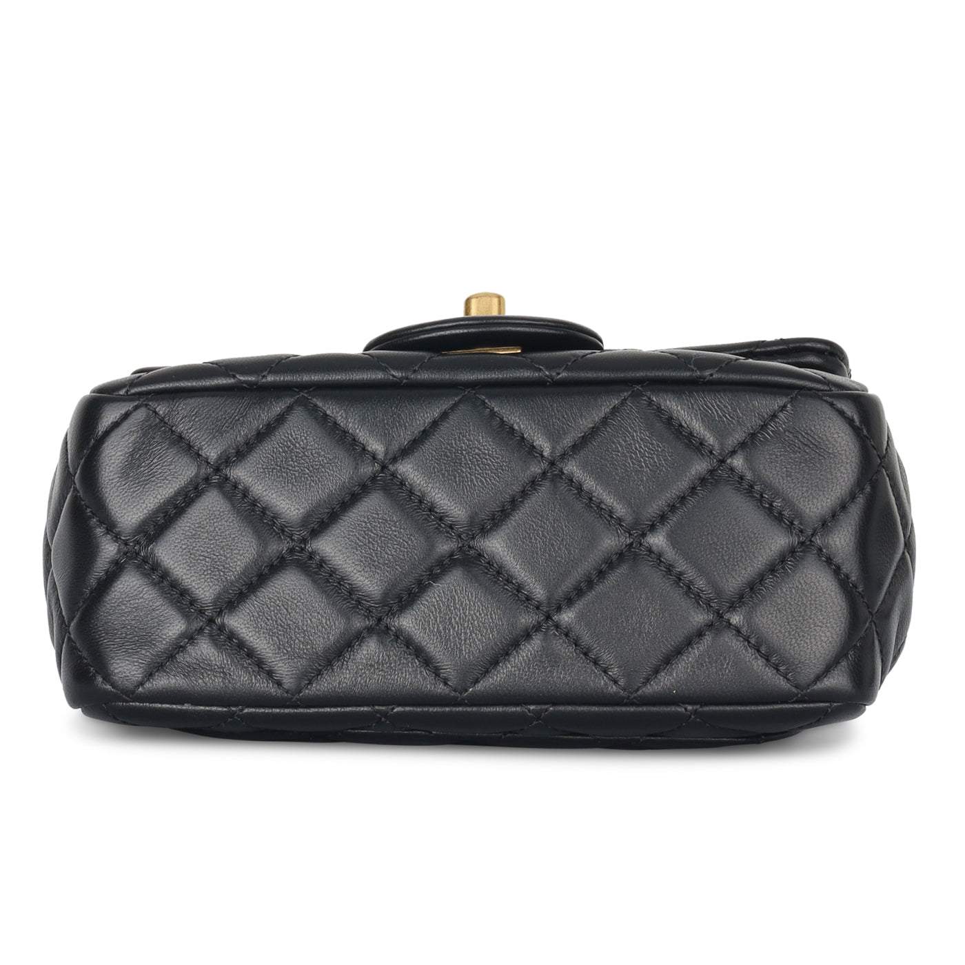 Chanel Classic Flap Lambskin Black Shoulder Bag Style 339