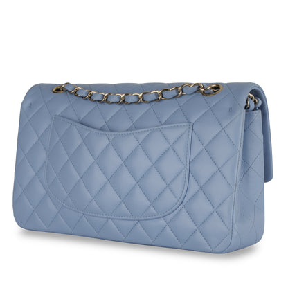 Chanel Classic Flap Lambskin Gold Shoulder Bag Style 35