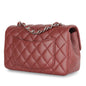 Chanel Classic Flap Lambskin Silver Shoulder Bag Style 25