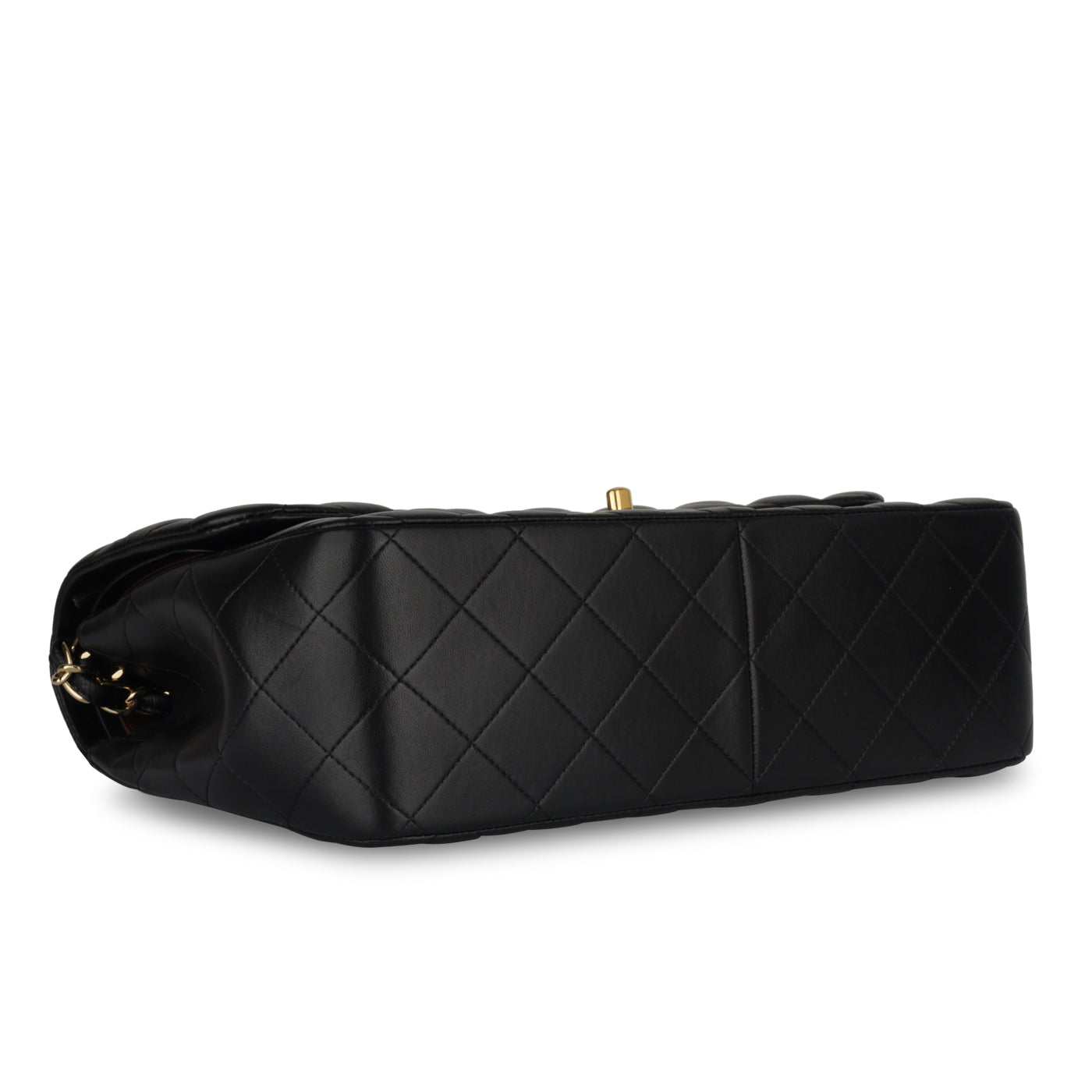 Chanel Classic Flap Lambskin Black Shoulder Bag Style 45