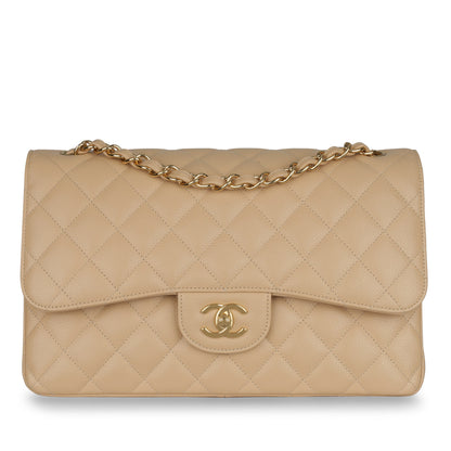 Chanel Classic Flap Caviar Gold Shoulder Bag Style 6