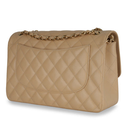 Chanel Classic Flap Caviar Gold Shoulder Bag Style 6