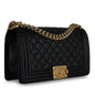 Chanel Old Medium Boy Bag - Black