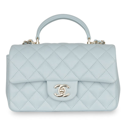 Chanel Classic Flap Lambskin Gold Shoulder Bag Style 76