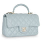Chanel Classic Flap Lambskin Gold Shoulder Bag Style 76