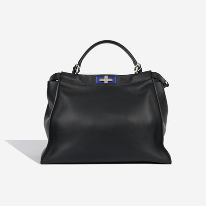 Fendi Peekaboo Lambskin Black Handbag Lambskin