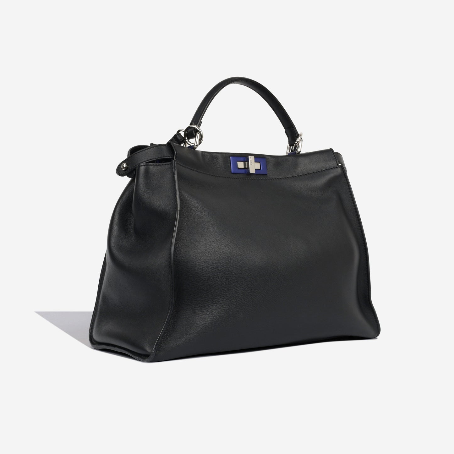 Fendi Peekaboo Lambskin Black Handbag Lambskin
