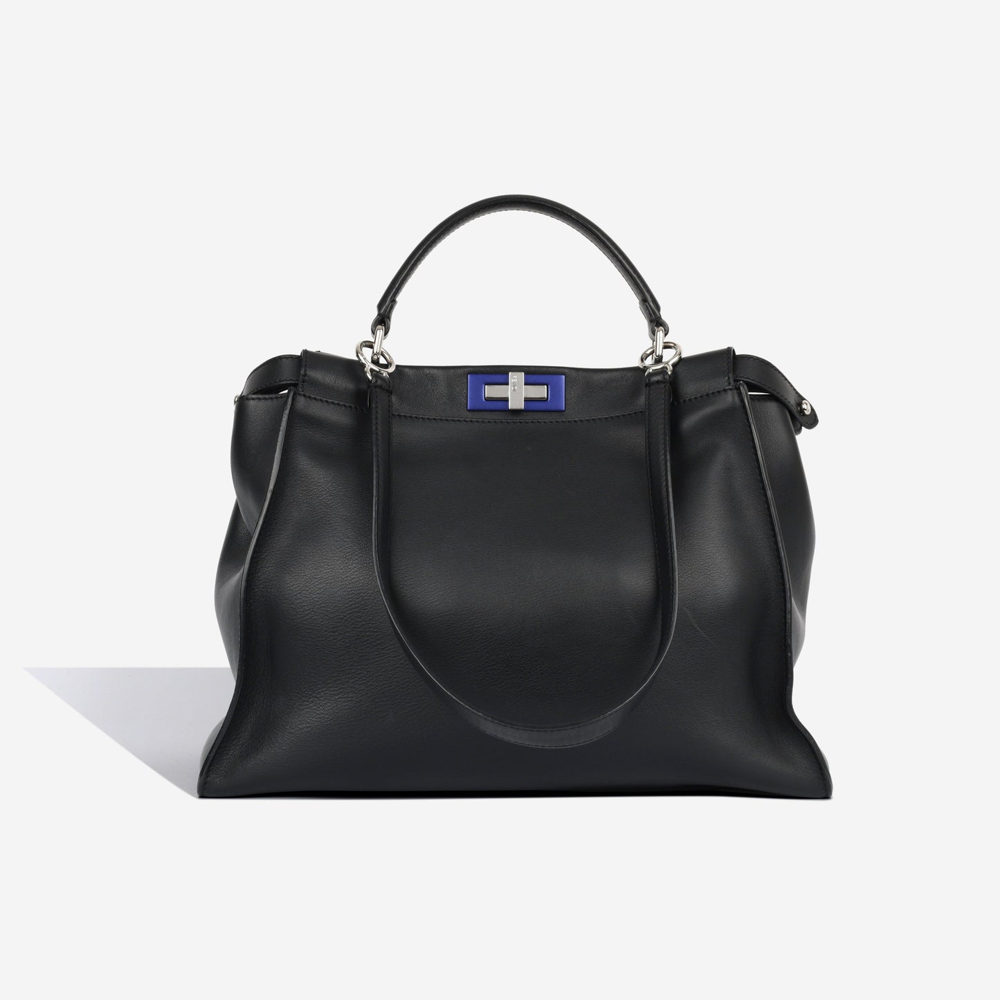 Fendi Peekaboo Leather Red Handbag Style 55