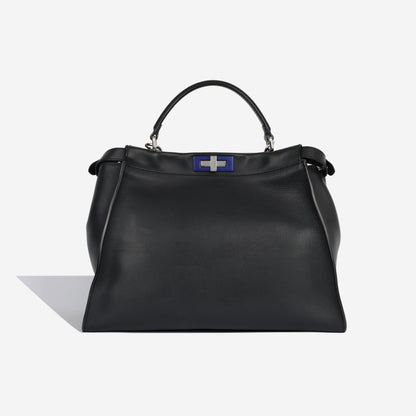 Fendi Peekaboo Lambskin Black Handbag Lambskin