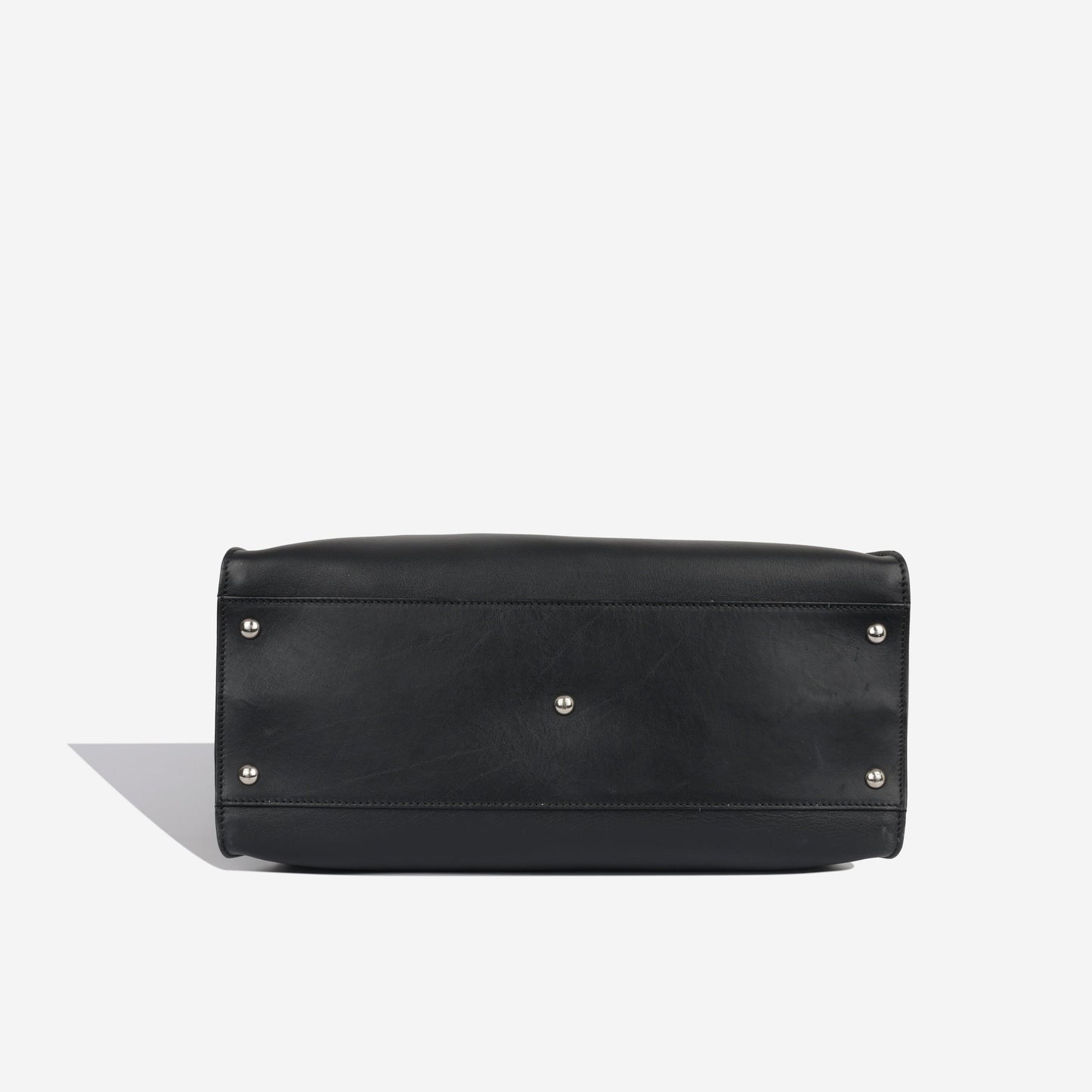 Fendi Peekaboo Lambskin Black Handbag Lambskin
