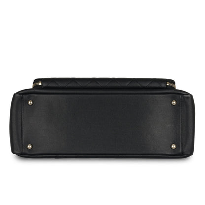 Chanel Business Affinity Caviar Black Tote Bag