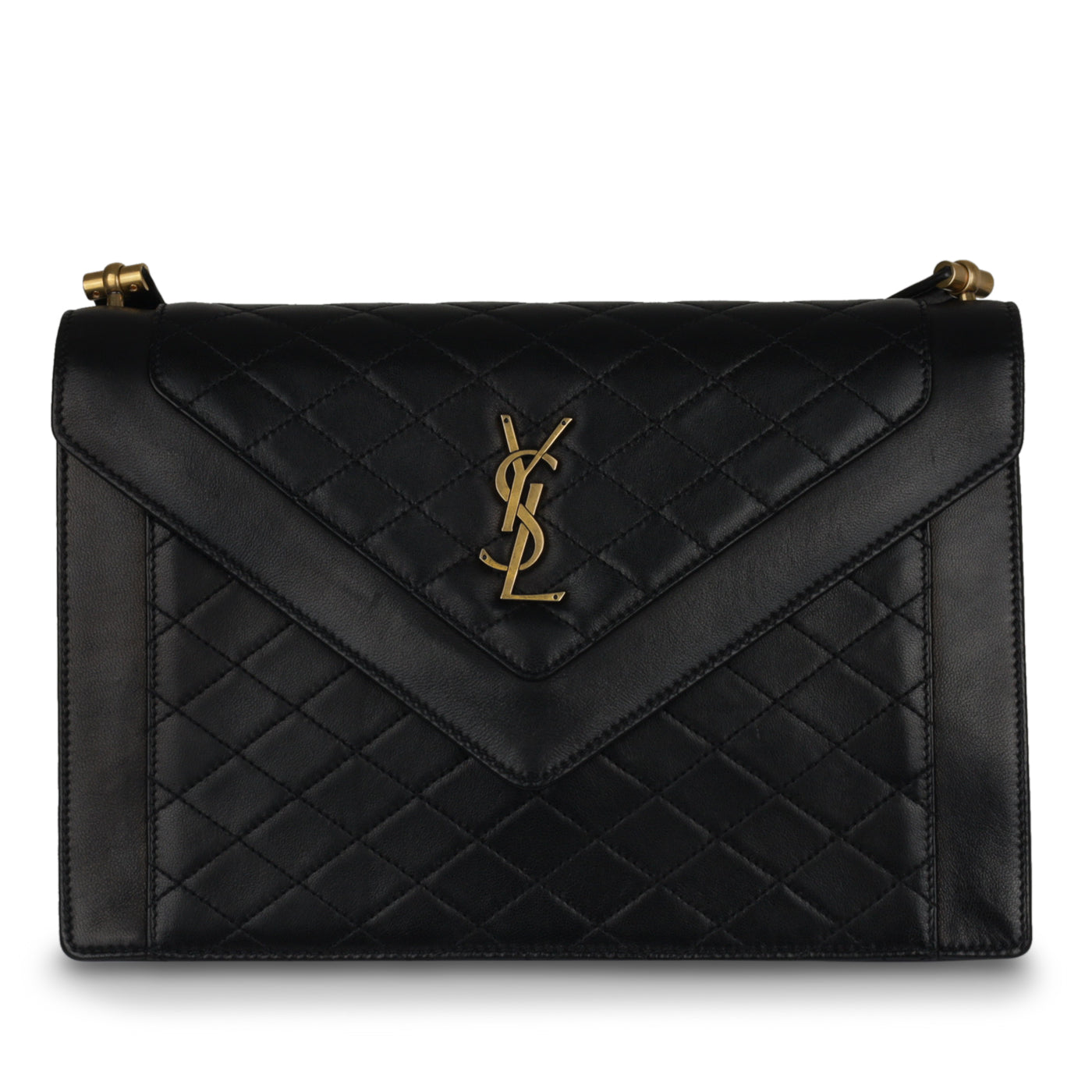 Saint Laurent Lambskin Black Handbag