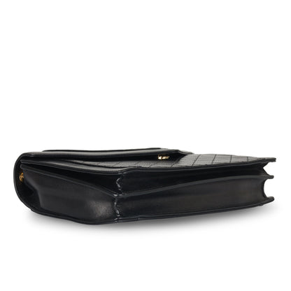 Saint Laurent Lambskin Black Handbag