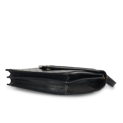 Saint Laurent Lambskin Black Handbag