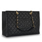 Chanel Timeless Caviar Black Tote Bag Style 17