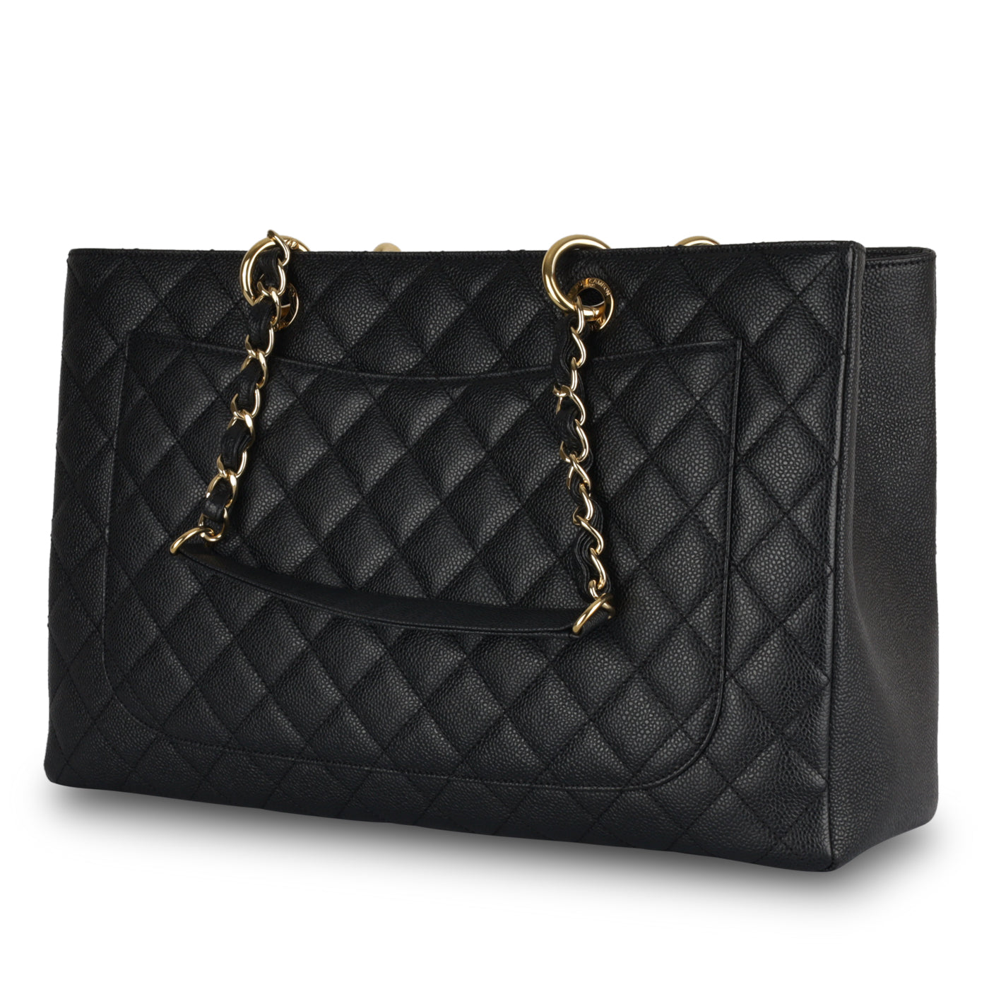 Chanel Timeless Caviar Black Tote Bag Style 17