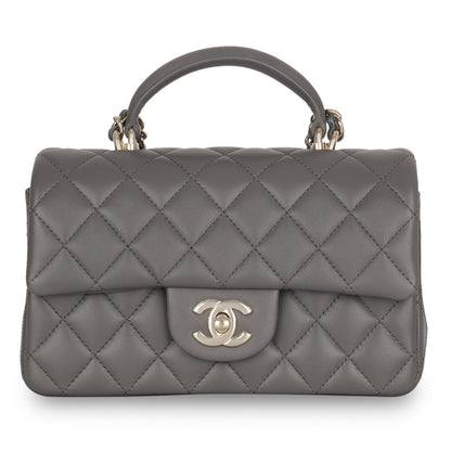 Chanel Classic Flap Lambskin Gold Shoulder Bag Style 74