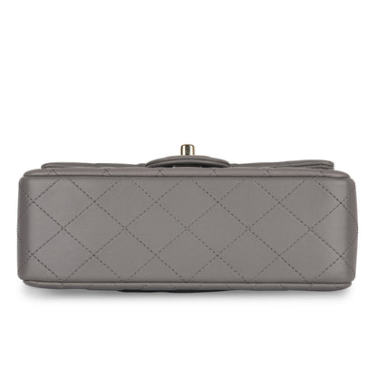 Chanel Classic Flap Lambskin Gold Shoulder Bag Style 74