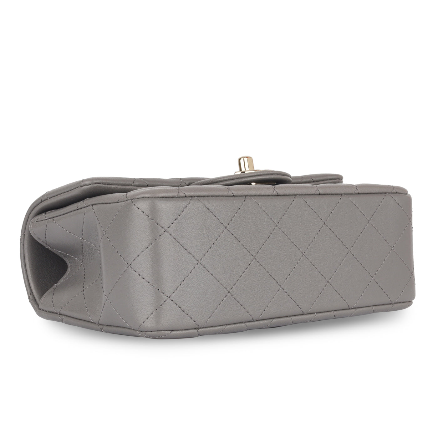 Chanel Classic Flap Lambskin Gold Shoulder Bag Style 74
