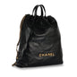 Chanel Chanel 22 Calfskin Black Shoulder Bag Style 6