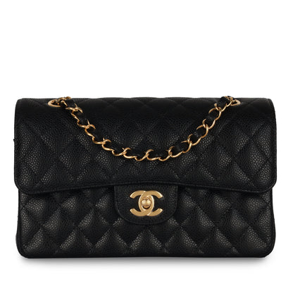 Chanel Classic Flap Caviar Black Shoulder Bag Style 120