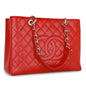 Chanel Timeless Caviar Silver Tote Bag Caviar