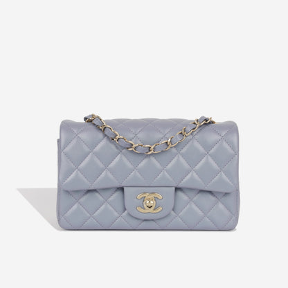 Chanel Classic Flap Lambskin Gold Shoulder Bag Style 53