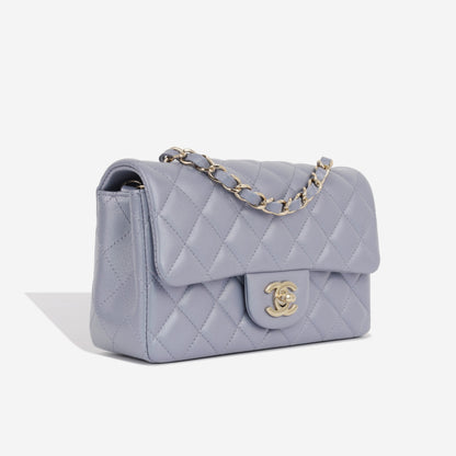 Chanel Classic Flap Lambskin Gold Shoulder Bag Style 53