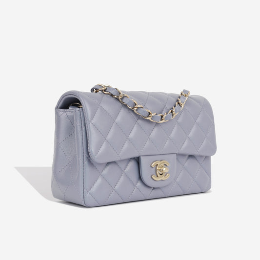 Chanel Classic Flap Lambskin Gold Shoulder Bag Style 53