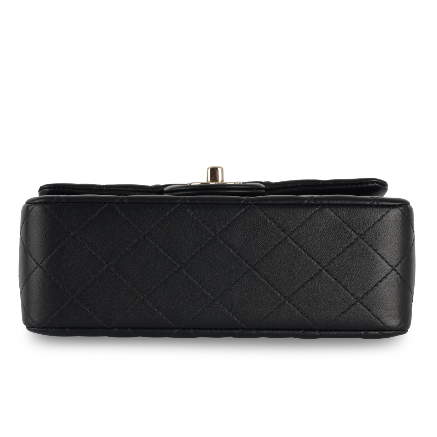 Chanel Classic Flap Lambskin Black Shoulder Bag Style 164