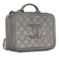 Chanel Vanity Caviar Black Clutch Style 3