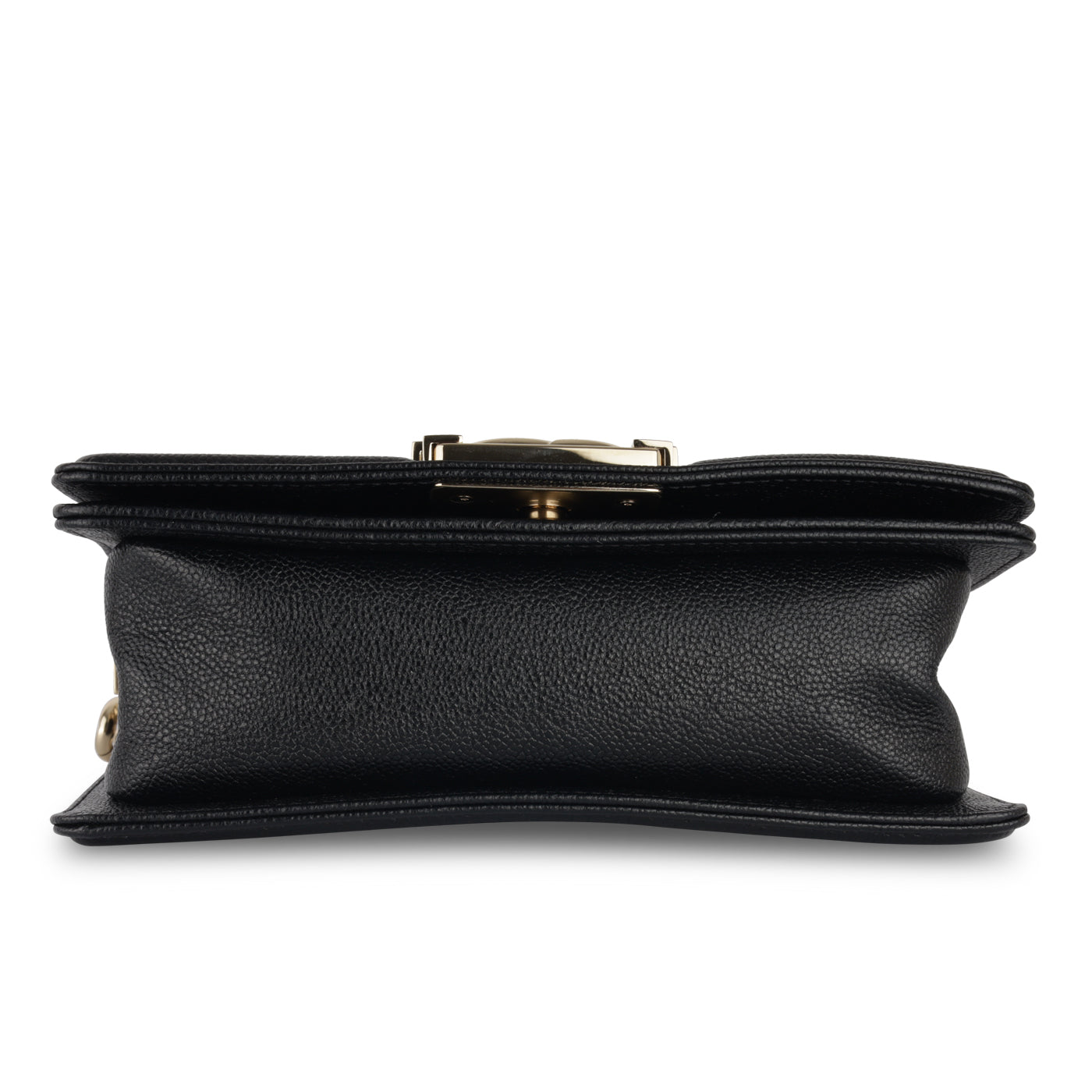 Chanel Boy Bag Lambskin Black Shoulder Bag Style 35