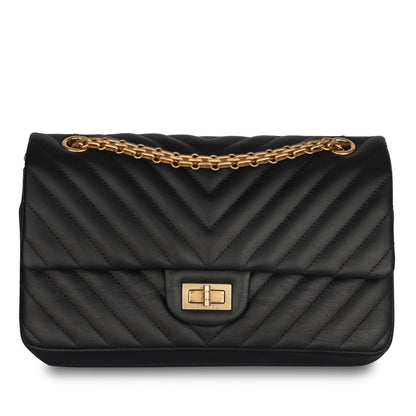 Chanel Classic Flap Lambskin Gold Shoulder Bag Lambskin