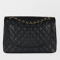 Chanel Classic Flap Lambskin Black Shoulder Bag Style 71