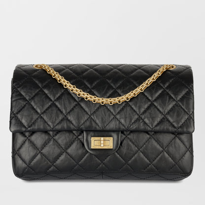 Chanel Classic Flap Lambskin Black Shoulder Bag Style 6