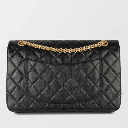 Chanel Classic Flap Lambskin Black Shoulder Bag Style 6