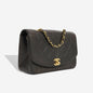 Chanel Classic Flap Lambskin Black Shoulder Bag Style 287